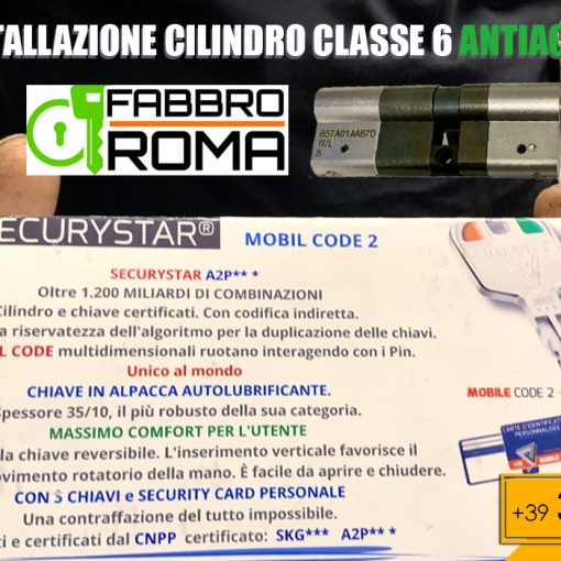 cilindro di sicurezza classe 6 antiacido roma